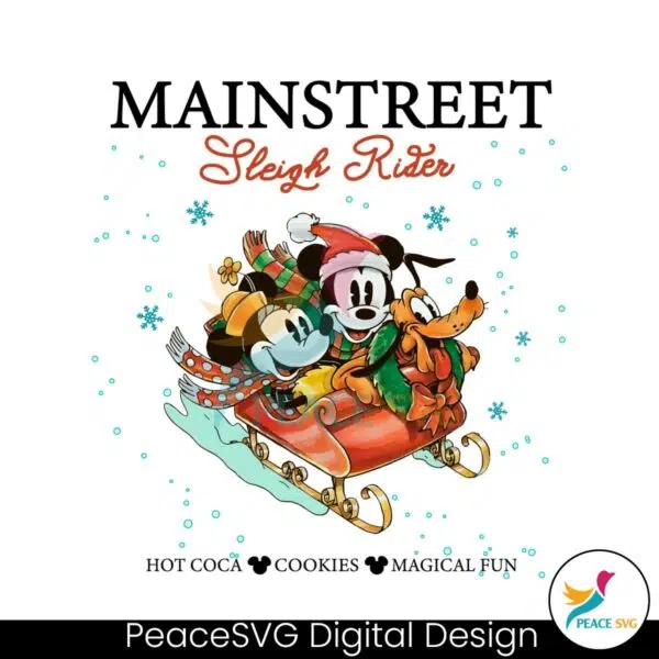 vintage-mickey-minnie-main-street-sleigh-rides-png-file