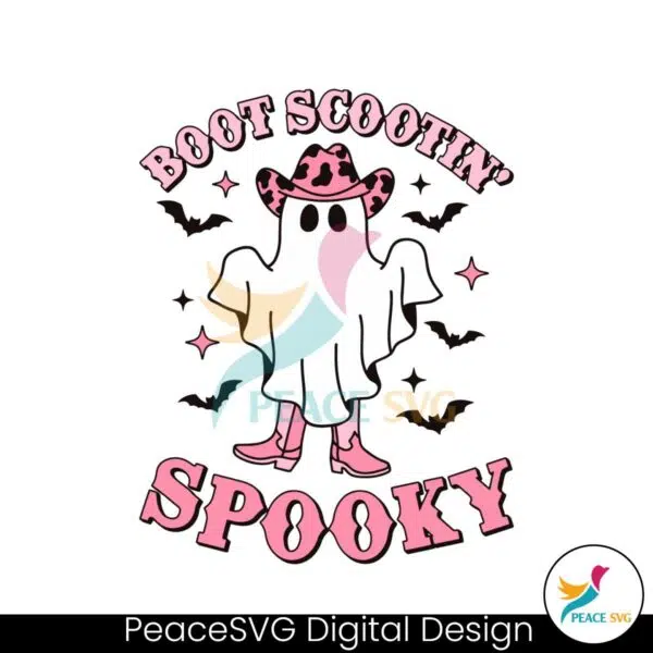 retro-boot-scoot-spooky-cowgirl-ghost-svg-digital-cricut-file