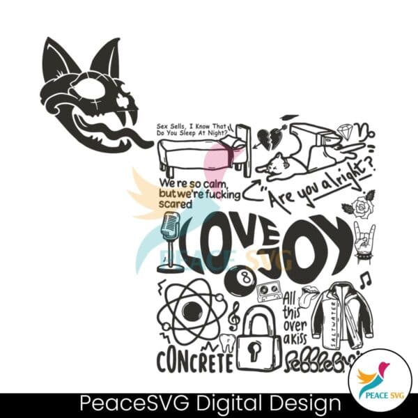 lovejoy-doodle-art-lyric-album-svg-graphic-design-file