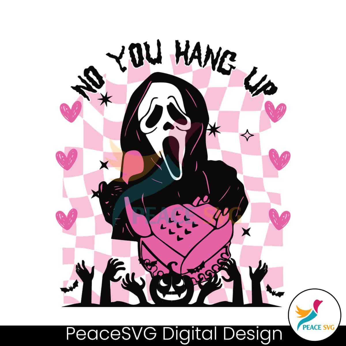 Funny Horror Scream No You Hang Up SVG Digital Cricut File - PeaceSVG