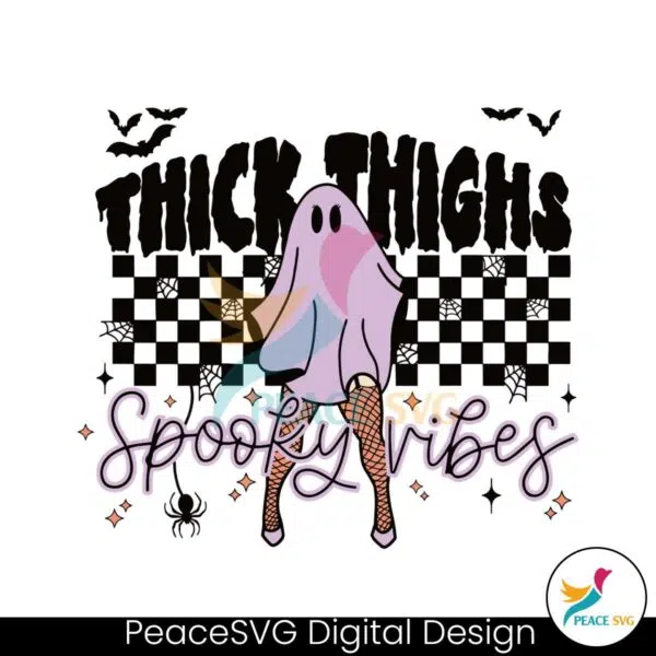 thick-thighs-and-spooky-vibes-groovy-ghost-svg-cricut-file
