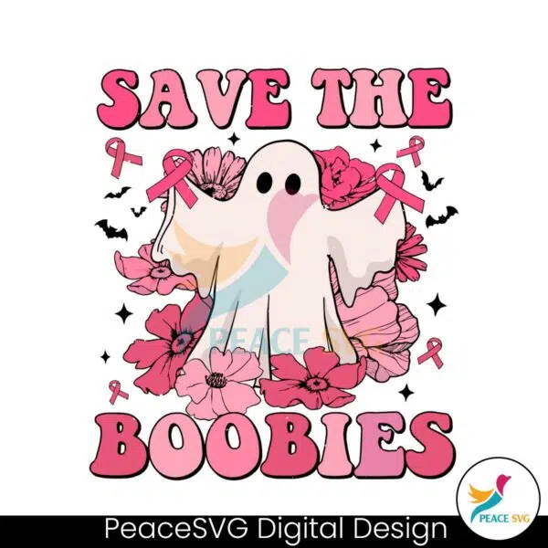 save-the-bobbies-pink-ribbon-ghost-svg-cutting-digital-file