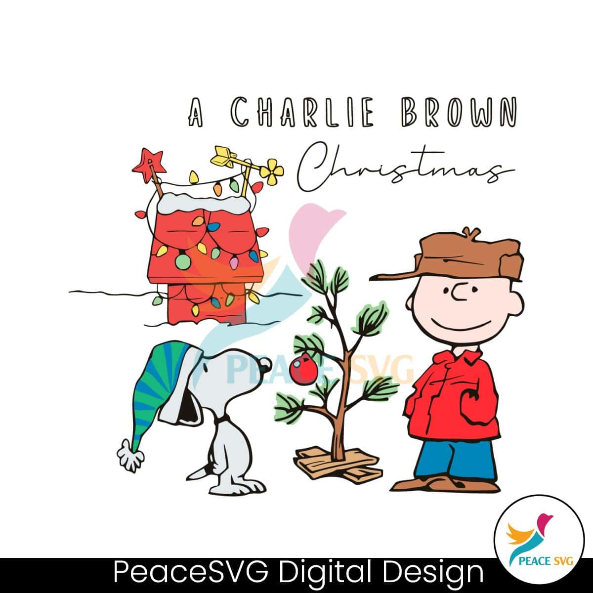 Vintage A Charlie Brown Christmas SVG Cutting Digital File » PeaceSVG