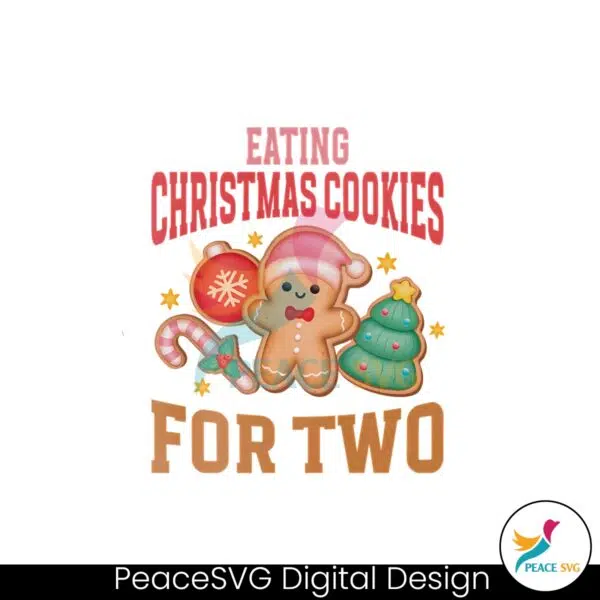 eating-christmas-cookies-for-two-new-mom-baby-png-file