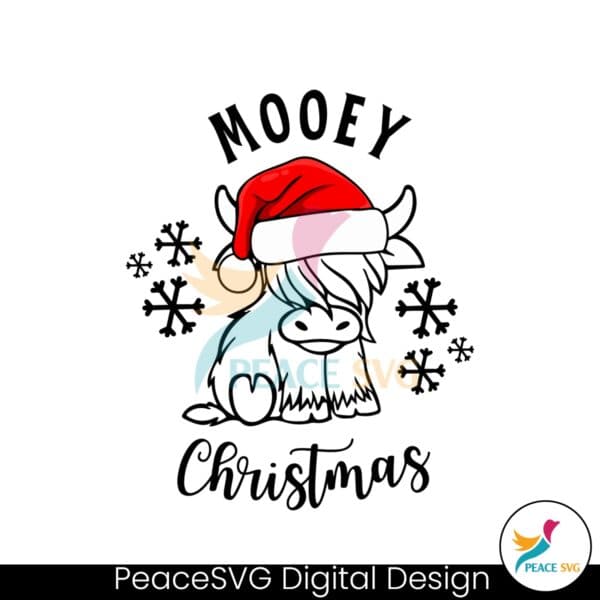 funny-mooey-christmas-with-santa-hat-svg-cricut-files