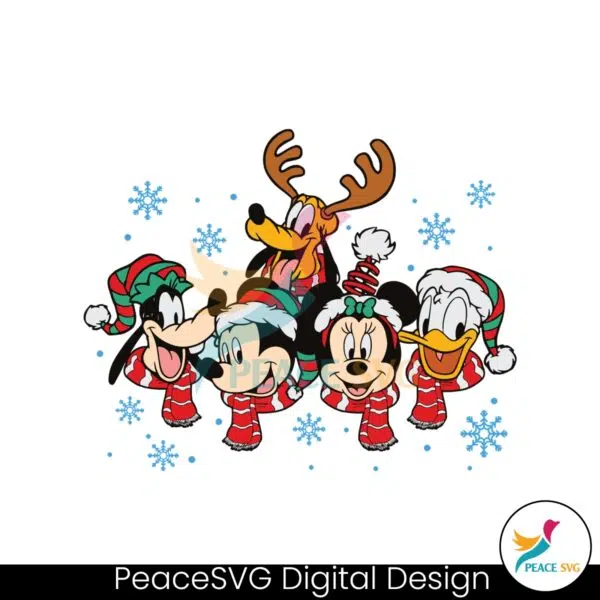 mickey-and-friend-disney-christmas-matching-svg-cricut-files