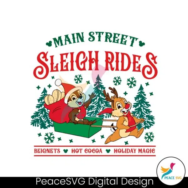 chip-and-dale-main-street-sleigh-rides-svg-graphic-file