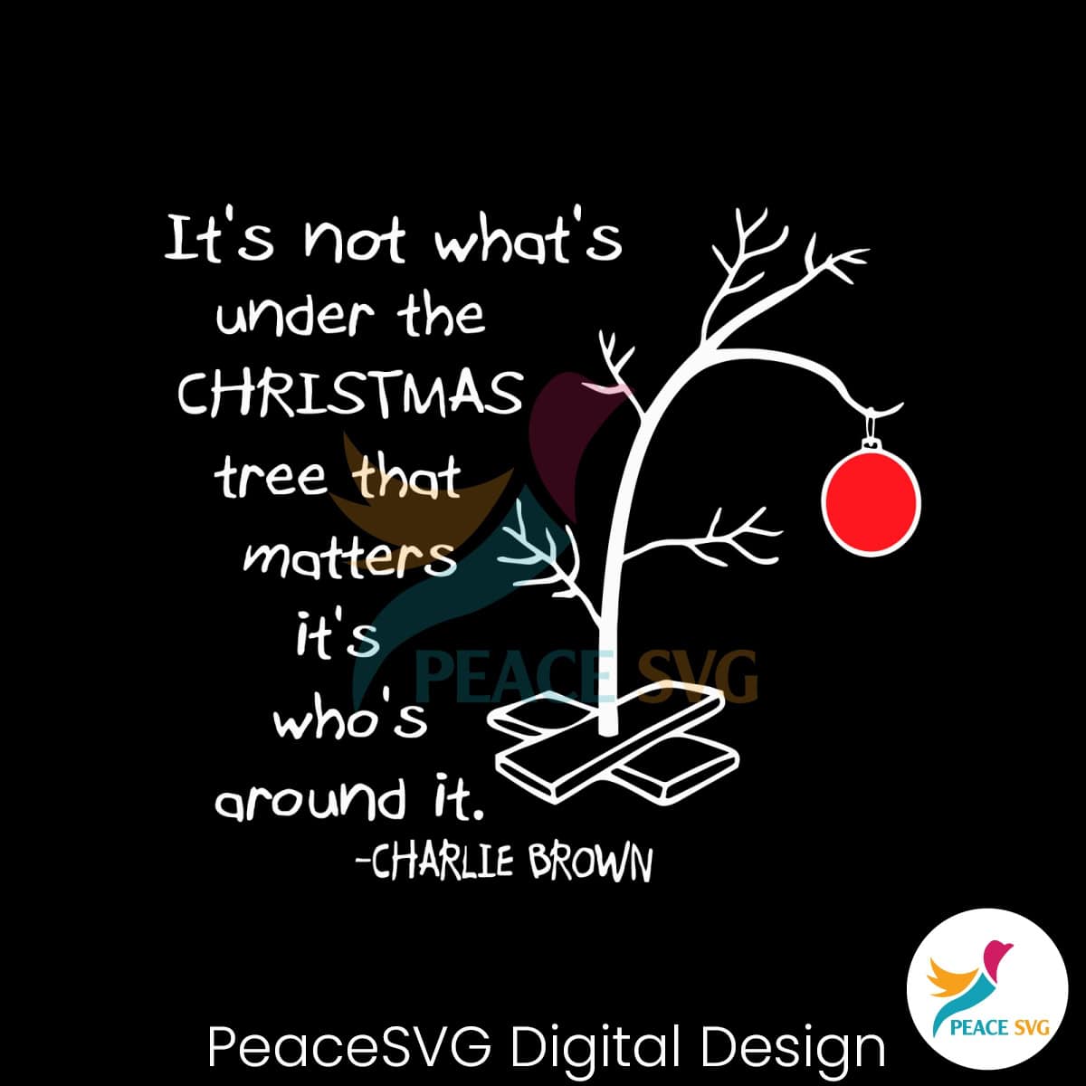 Its Not Whats Under The Christmas Tree SVG For Cricut Files » PeaceSVG