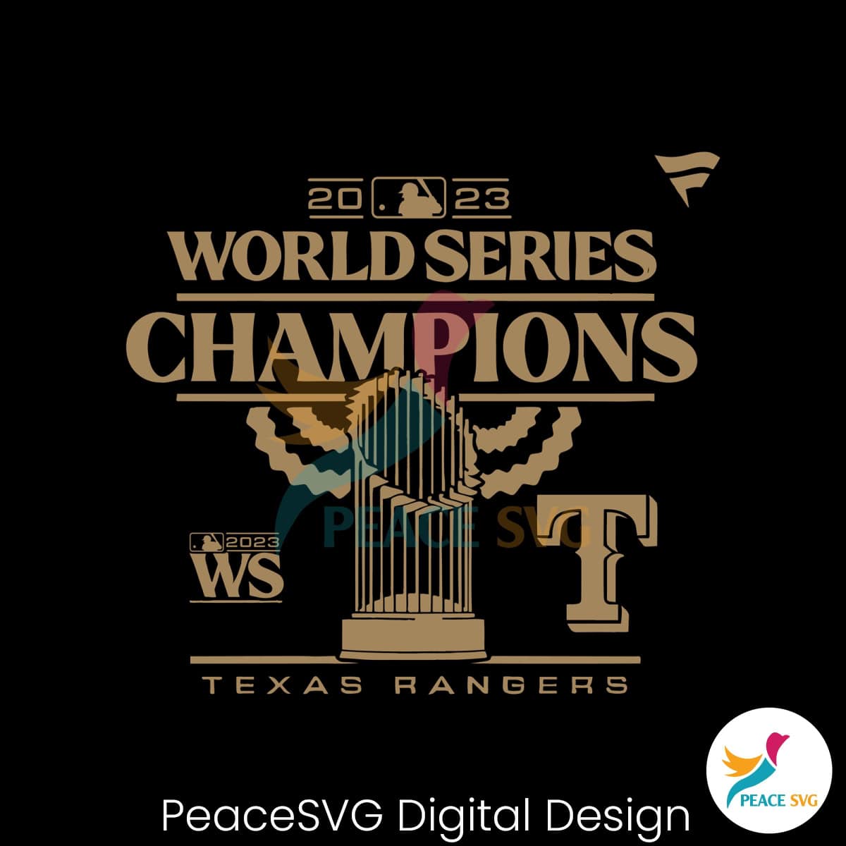 Vintage Texas World Series Champions MLB Season SVG File » PeaceSVG