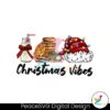 retro-christmas-vibes-santa-hat-and-biscuit-png-download