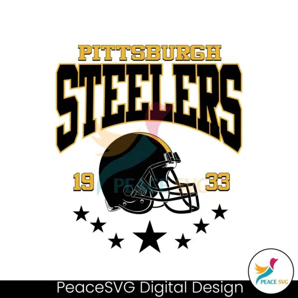 pittsburgh-steelers-1933-football-team-svg-for-cricut-files