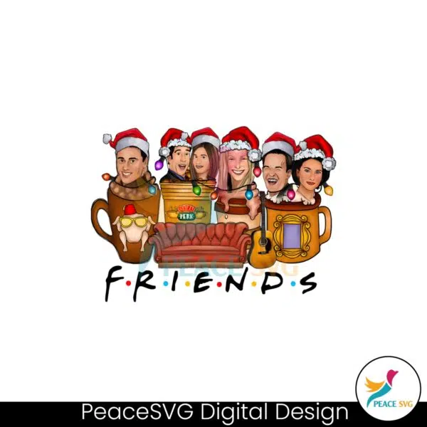 funny-friends-tv-show-christmas-vibe-png-download