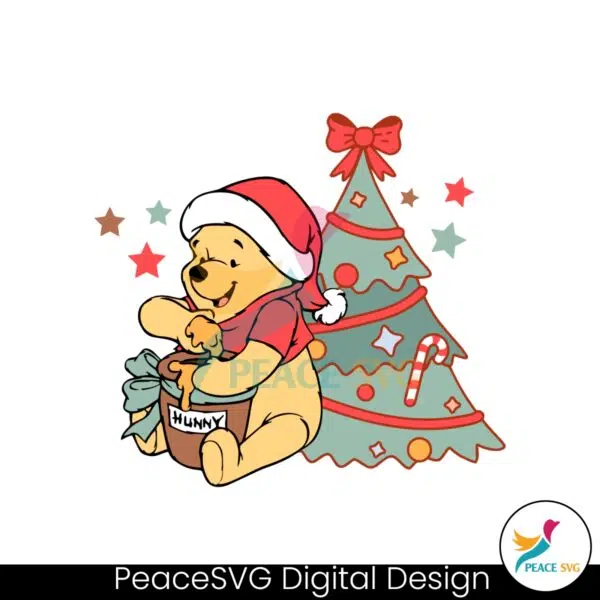 cute-winni-the-pooh-bear-christmas-svg-cutting-digital-file