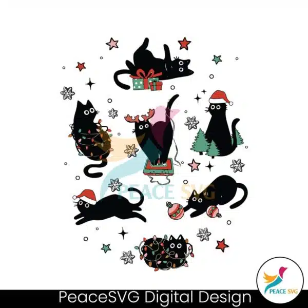 retro-christmas-black-cat-santa-hat-svg-graphic-design-file