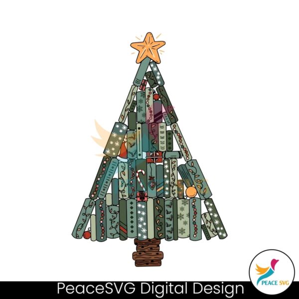 vintage-christmas-tree-book-png-sublimation-download