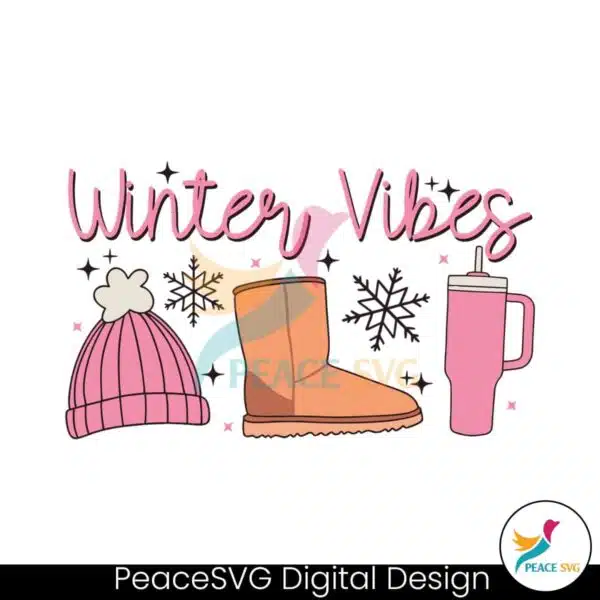christmas-pink-winter-vibes-svg-graphic-design-file