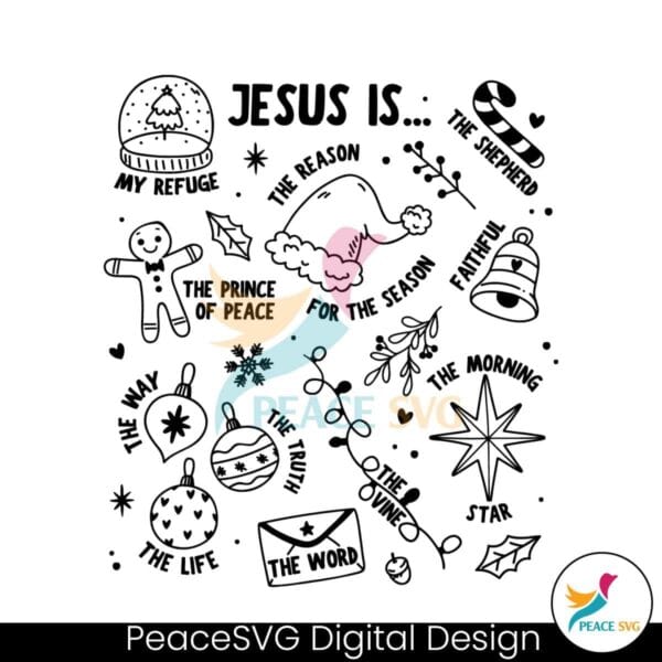 retro-nativity-jesus-is-the-reason-svg-cutting-digital-file