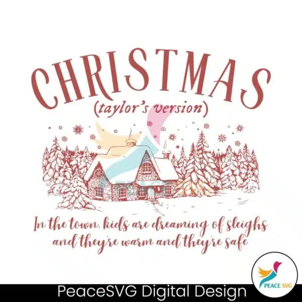 christmas-taylor-version-in-the-town-svg-graphic-design-file