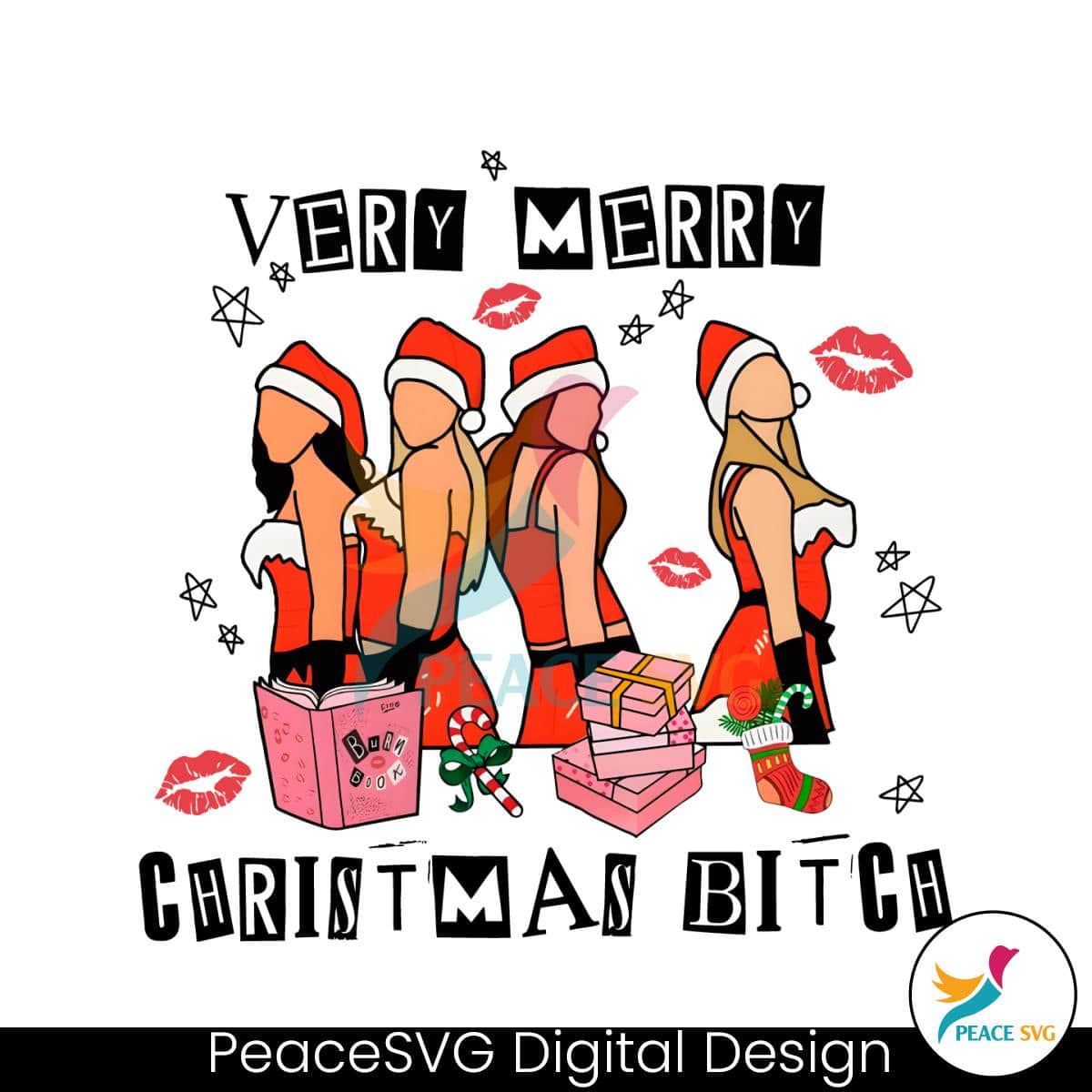verry-merry-christmas-bitch-mean-girls-png-download