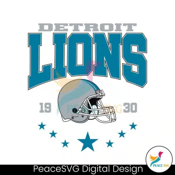 detroit-lions-football-1930-nfl-svg-digital-cricut-file