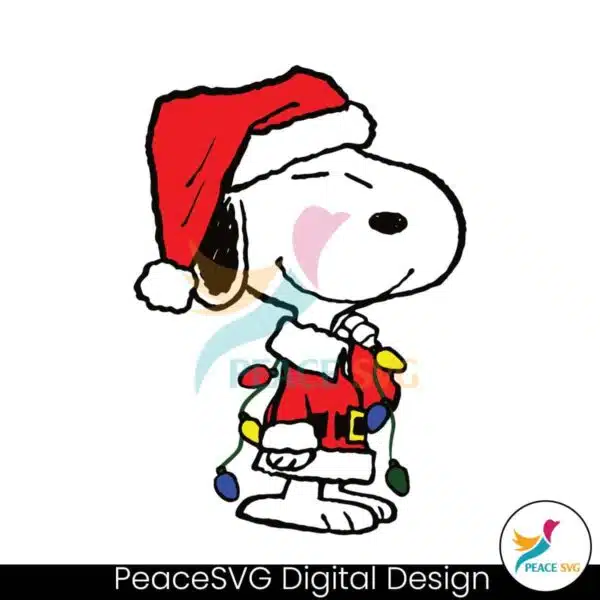 cute-snoopy-christmas-lights-and-santa-hat-svg-file