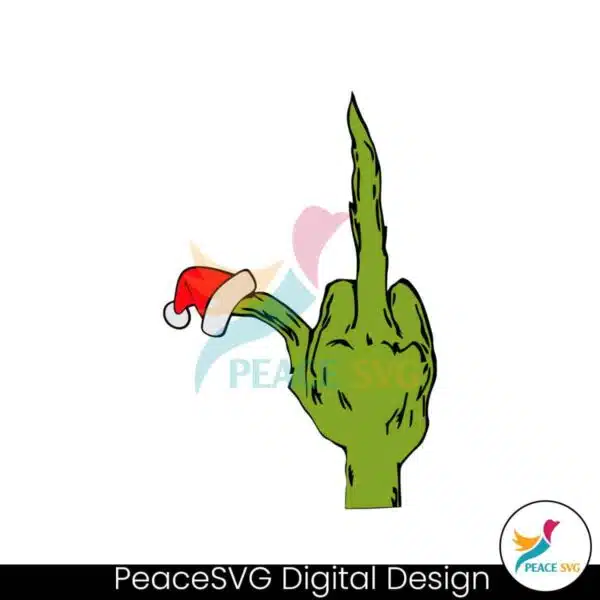 funny-grinch-middle-finger-christmas-hat-svg-cricut-files