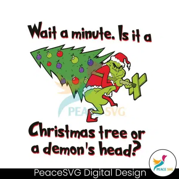 wait-a-minute-is-it-a-christmas-tree-or-a-demonds-head-svg