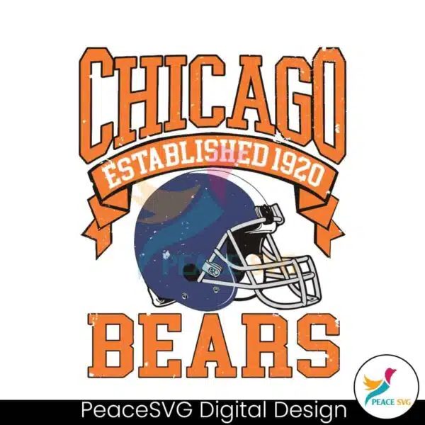 vintage-chicago-bears-football-est-1920-svg-cricut-files