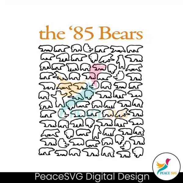 unique-the-85-bears-nfl-chicago-bears-svg-design-file