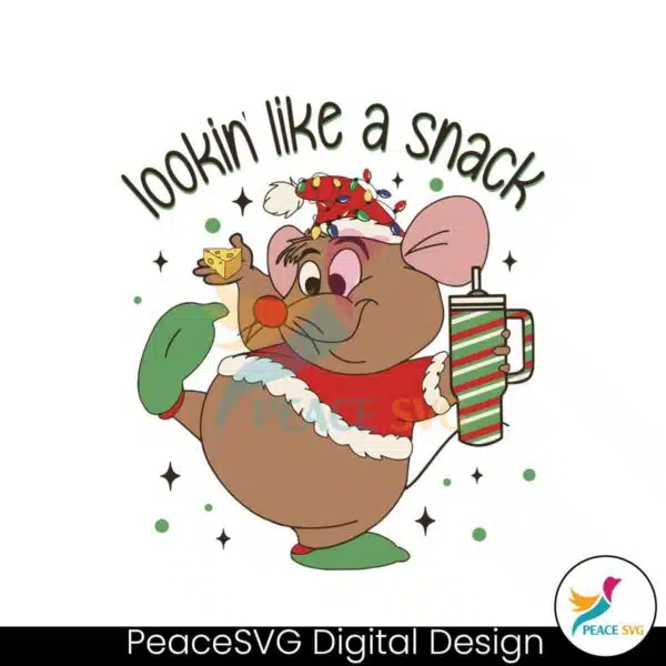 lookin-like-a-snack-gus-gus-cinderella-christmas-svg-file