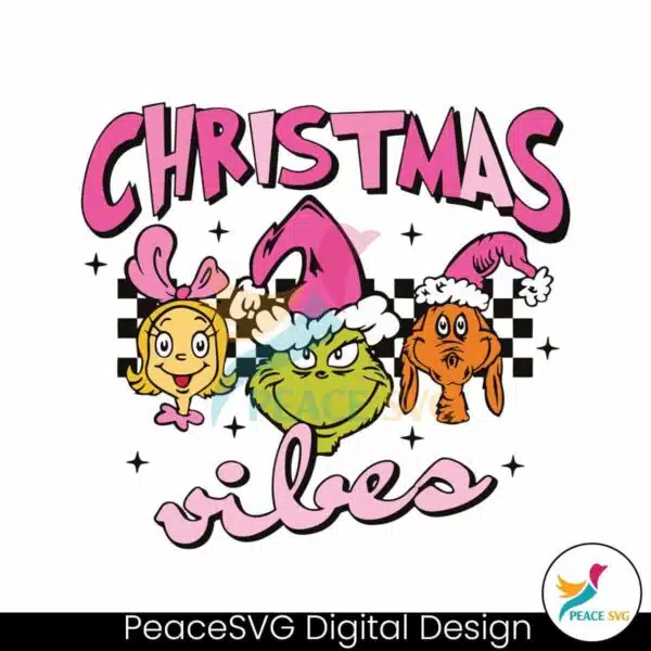 retro-pink-grinch-friends-christmas-vibes-svg-for-cricut-files