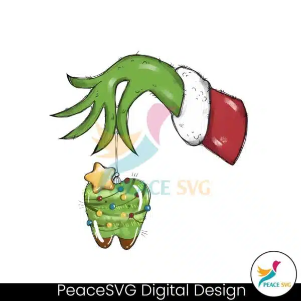 funny-christmas-lights-tooth-dental-grinch-png-download