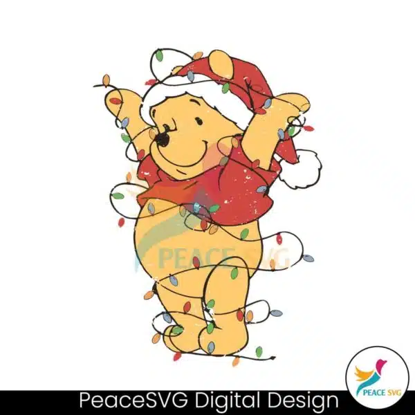 vintage-pooh-christmas-light-svg-graphic-design-file