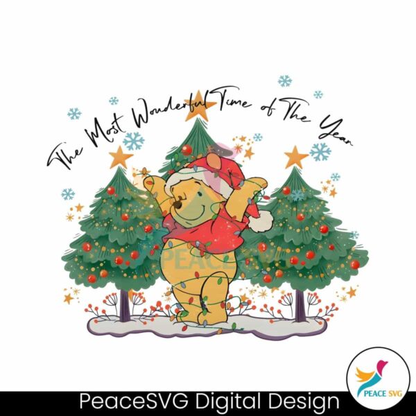 most-wonderful-time-of-the-year-pooh-christmas-png-file