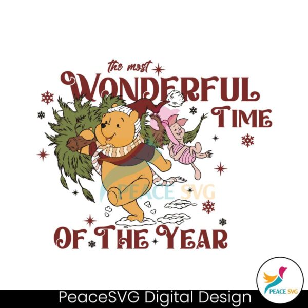 winnie-the-pooh-the-most-wonderful-time-of-the-year-svg