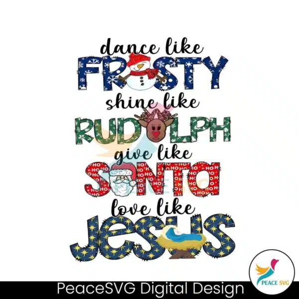 dance-like-frosty-shine-like-rudolph-png-download-file