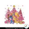 winnie-the-pooh-friends-pink-christmas-svg-cricut-file