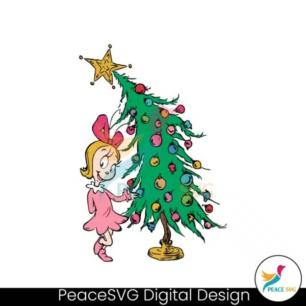 cute-cindy-lou-who-christmas-tree-svg-digital-file