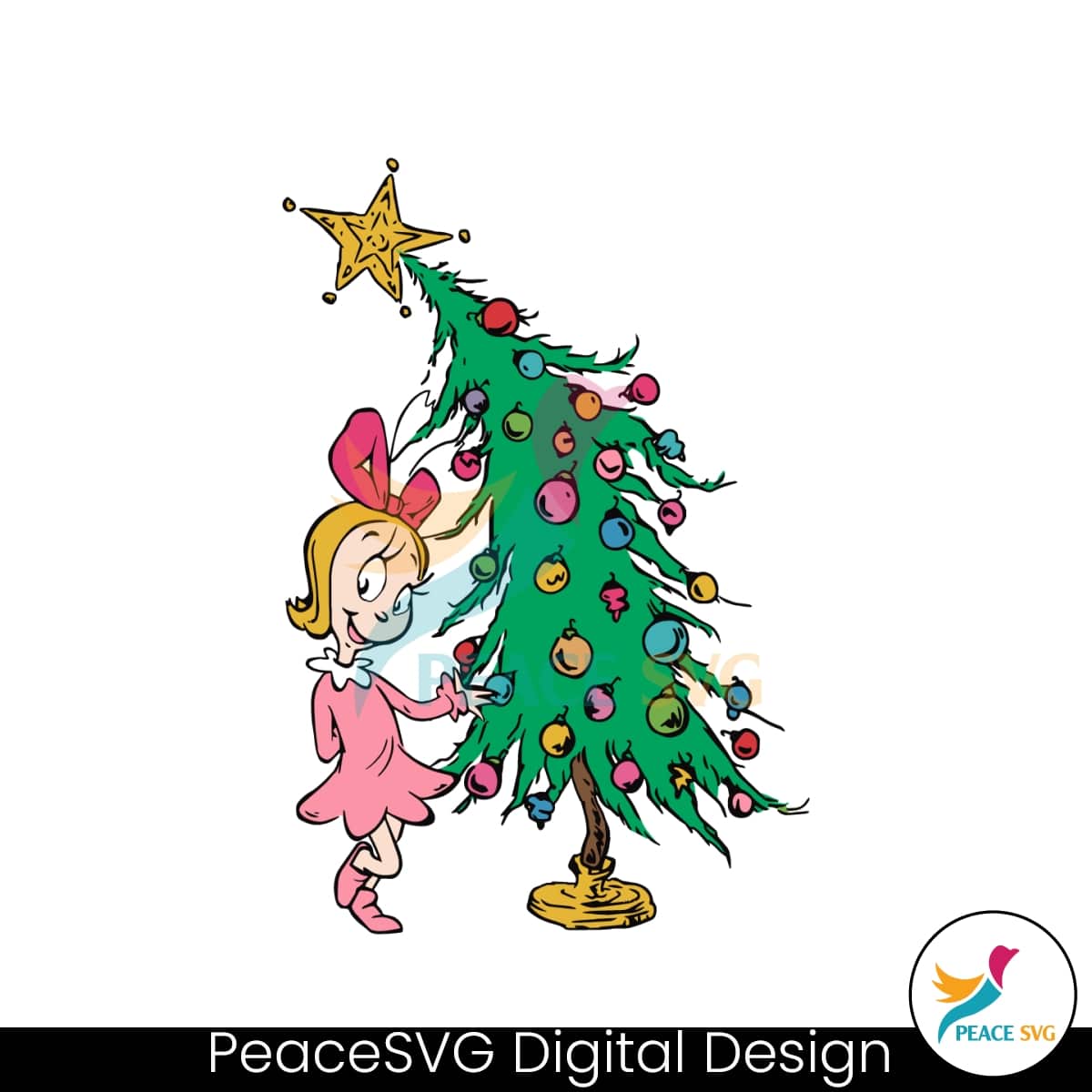 cute-cindy-lou-who-christmas-tree-svg-digital-file
