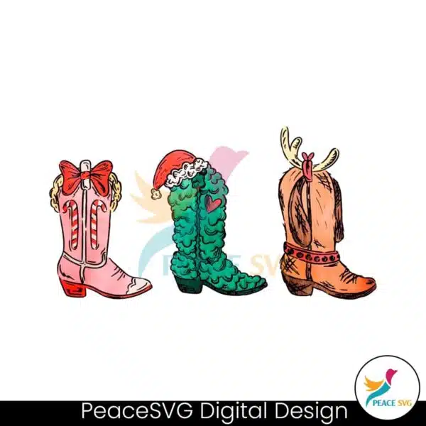 retro-western-grinch-cowgirl-boots-png-download-file