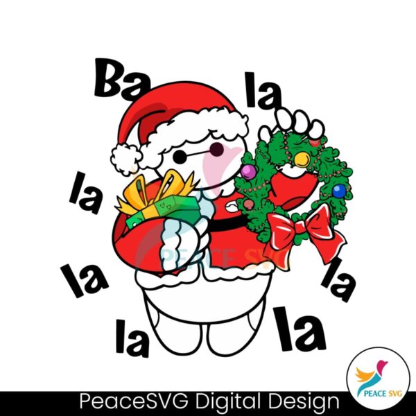 funny-baymax-christmas-wreath-svg-digital-cutting-file