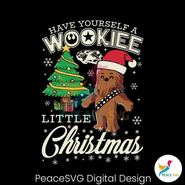 have-yourself-a-wookiee-little-christmas-svg-cricut-files