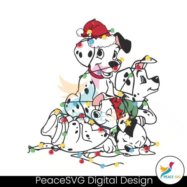 dalmatian-dog-christmas-lights-svg-cutting-digital-file