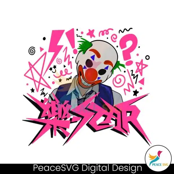 stray-kids-rockstar-fanart-clown-png-sublimation-design