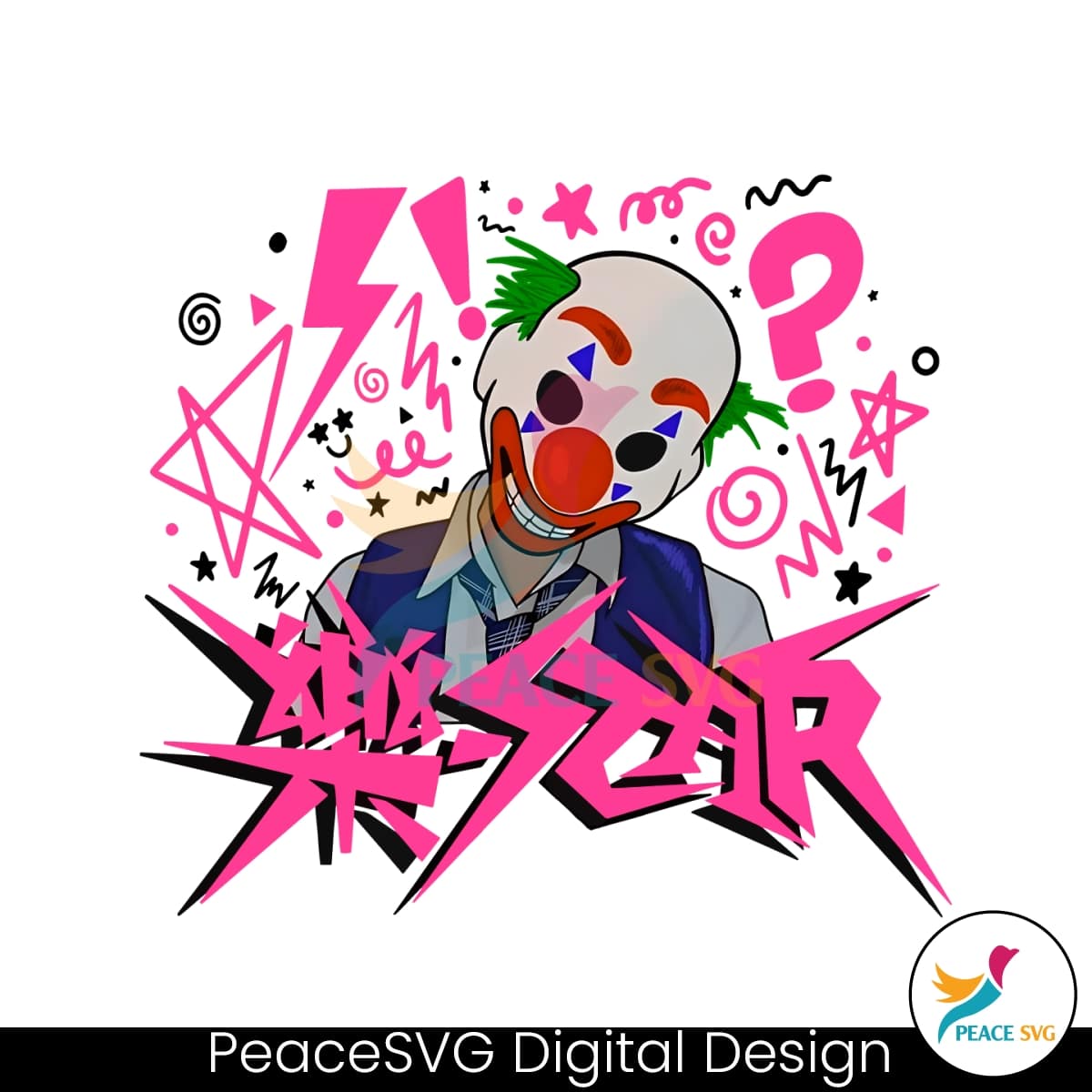 stray-kids-rockstar-fanart-clown-png-sublimation-design
