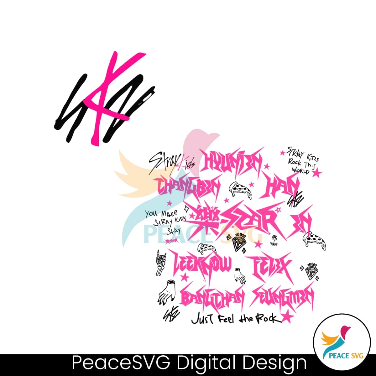stray-kids-members-rock-star-comeback-album-svg-file