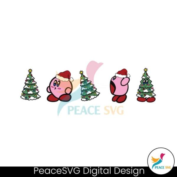 funny-kirby-christmas-tree-svg-graphic-design-file