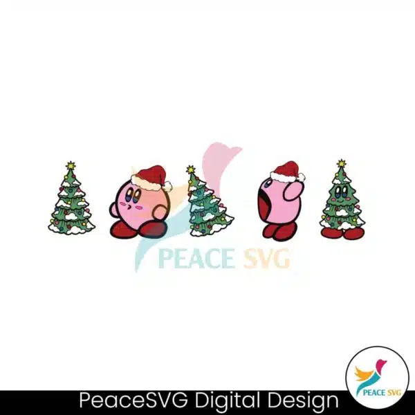 funny-kirby-christmas-tree-svg-graphic-design-file