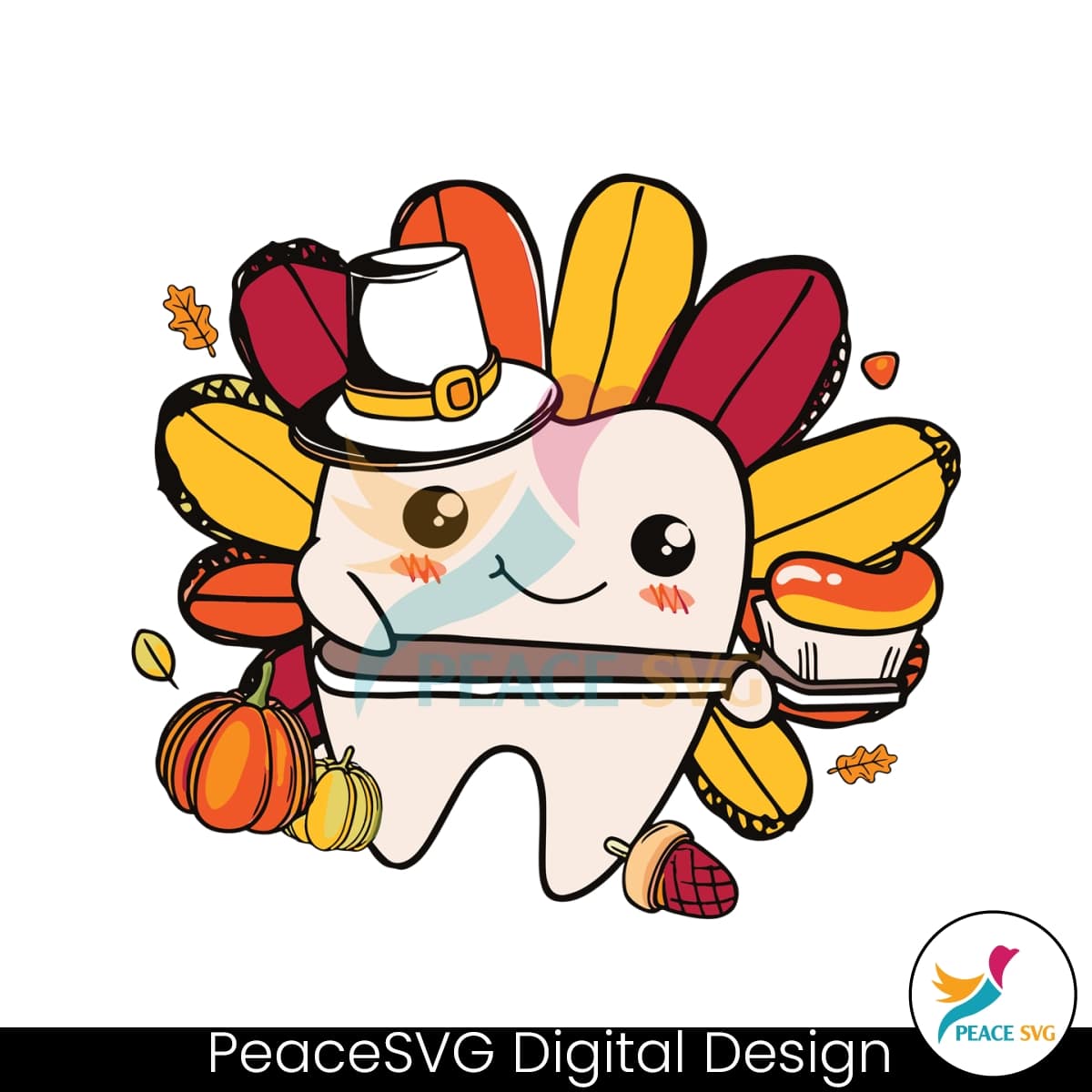 Dentist Thanksgiving Funny Turkey Vibe SVG For Cricut Files » PeaceSVG
