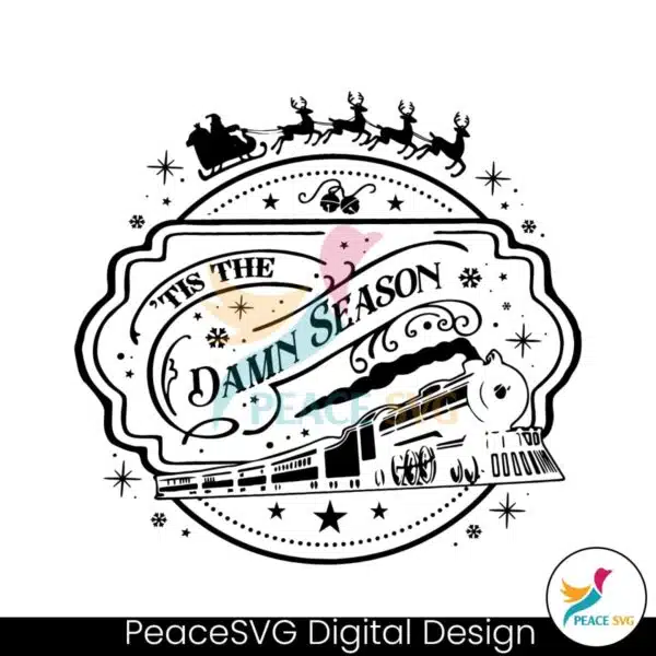 tis-the-damn-season-north-pole-svg-graphic-design-file